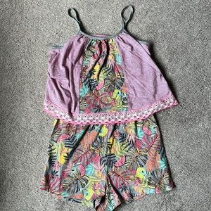 One piece jumper outfit romper